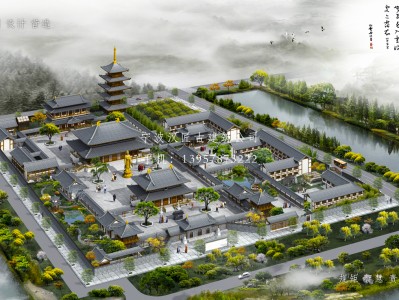 新会寺庙建筑总体规划方案